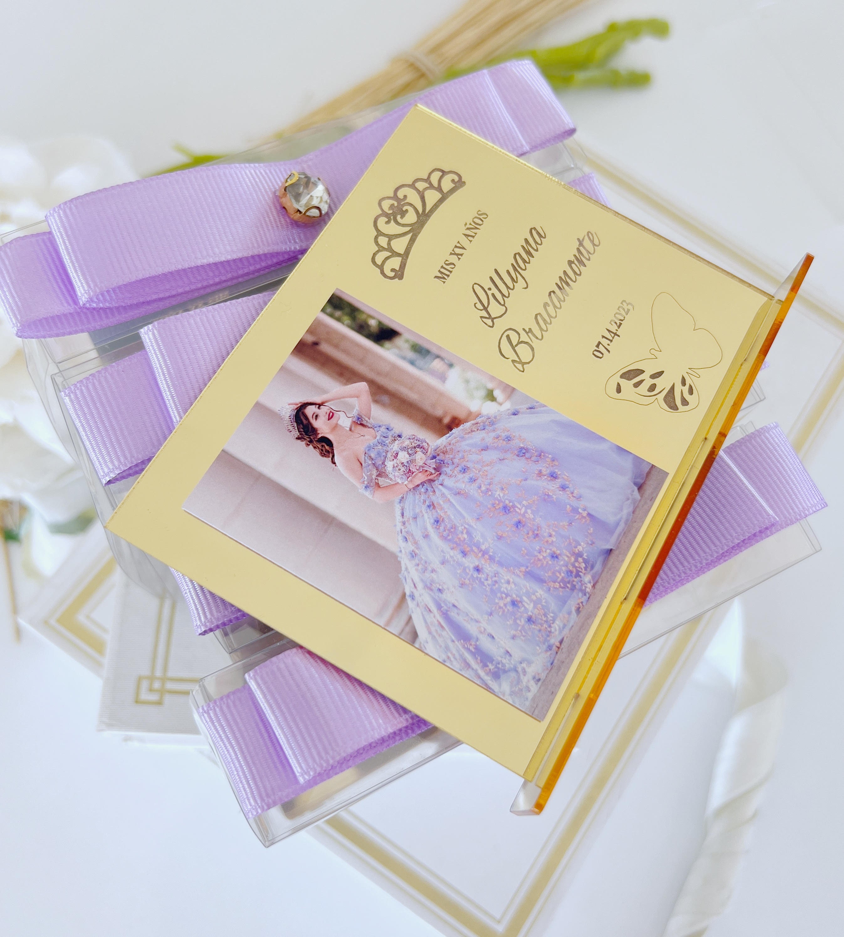 Butterfly Quinceanera Photo Frame, Quinceanera Favors For Guest, Sweet 16 Birthday Favors, Mis Quince Gift, Sweet 15  Birthday Party Gift