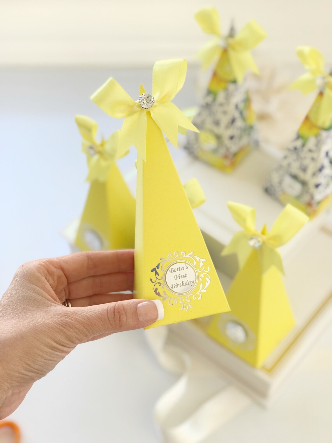 Lemon Party Favors Decor Lemon Bridal Shower Favor Lemon Etsy