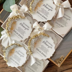 Aimant commémoratif personnalisé pour services funéraires, cadeau souvenir, Magnets uniques pour services funéraires, cadeau du souvenir pour commémoration