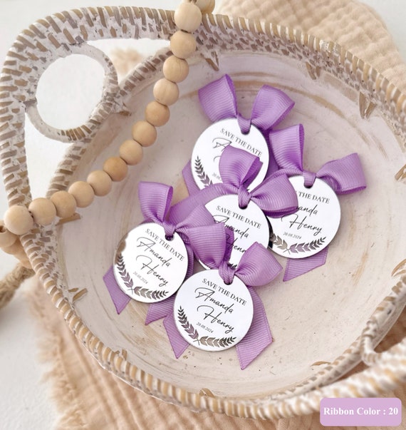 Etichette Specchio Acrilico Personalizzate - Per Bomboniere, Feste E Regali - Foto 5