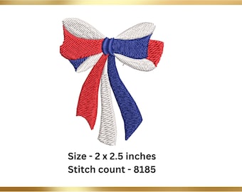 Coquette USA Stickdatei, 4. Juli Stickdatei, America Design, Vaterländische Stickdatei