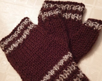 Hand Knitting Men Gloves ~ Men's Fall Fashions ~ Winter Accessory for Men ~ Women's Fall Fashion