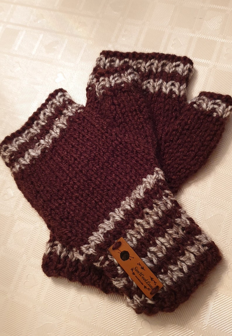 Hand Knitting Men Gloves ~ Men/'s Fall Fashions ~ Winter Accessory for Men ~ Women/'s Fall Fashion