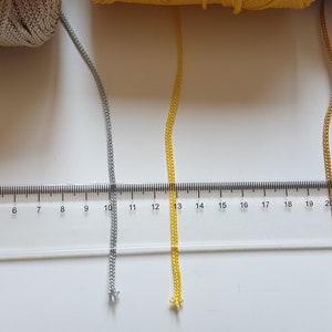 Polyester Cord 3 mm, 3 mm Polyester macrame rope, 3 mm PP Macrame Yarn, 3 mm PP cord for knitting bag, Polypropylene macrame yarn zdjęcie 10