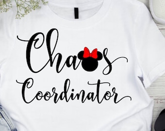 Chaos Coordinator Svg, Png, Dxf, Eps, Cutting machines, Print, Sublimation