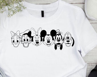 Mickey and Friends Svg, Png, Dxf, Eps, Cutting machines, Print, Sublimation