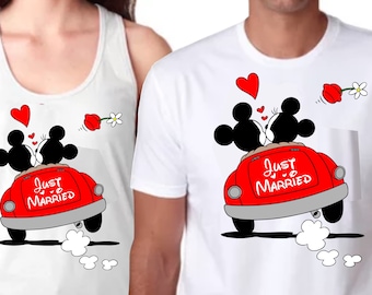 Layered Just Married Svg, Honeymoon svg, Happily Ever After svg,  Png, Dxf, Eps, Cutting machines, Print, Sublimation