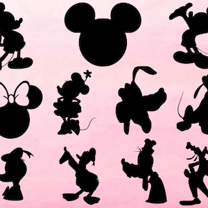 Mickey and Friends SVG Bundle, SVG files for cricut and silhouette, scal and more