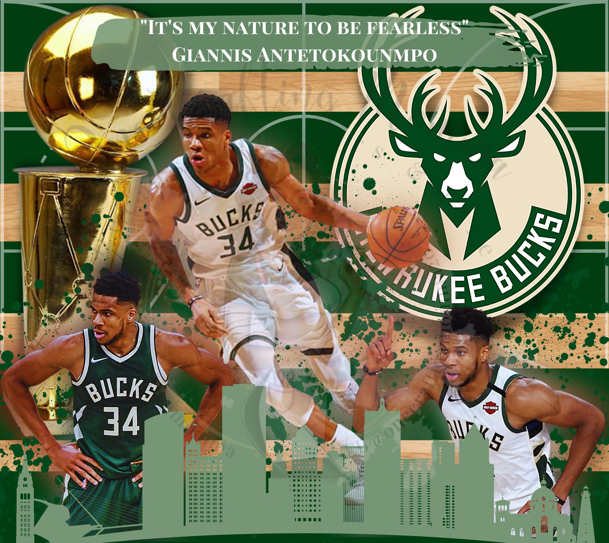 Milwaukee Bucks 2021 Champions PNG Etsy