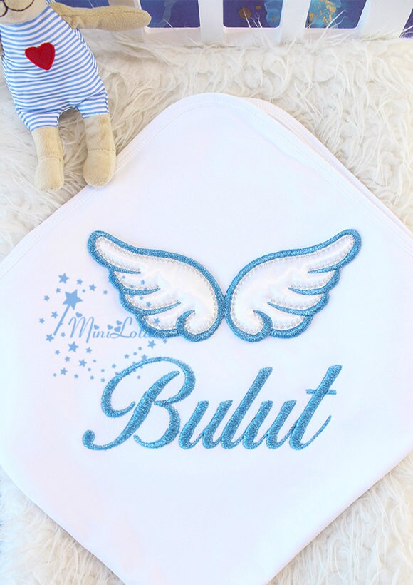 Angel Wings Applique Embroidery Designs Angel Embroidery Etsy UK