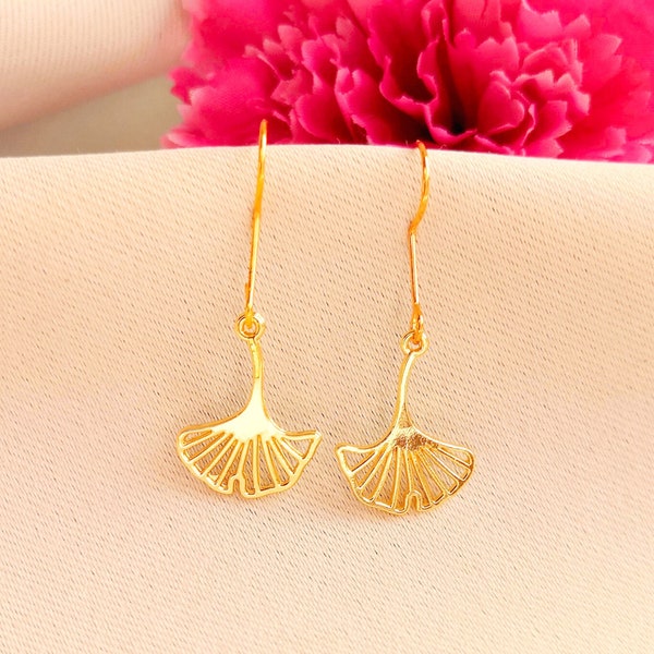 Japanese Gingko earrings, birthday gift