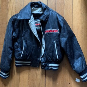 Children's harley davidson shop leather jacket