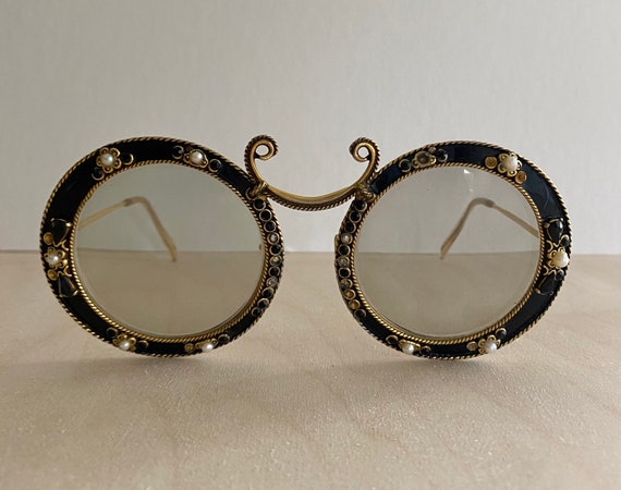 Christian Dior Tura Avant Garde round sunglasses … - image 1
