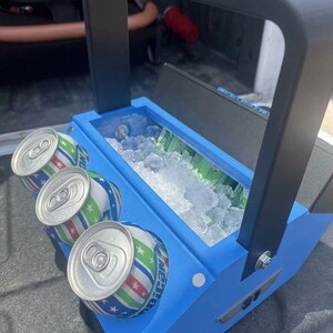Custom V6 Engine Cooler – 3D Printed Drink Carrier for Car Enthusiasts