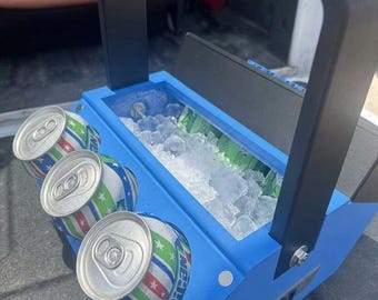 Custom V6 Engine Cooler – 3D Printed Drink Carrier for Car Enthusiasts