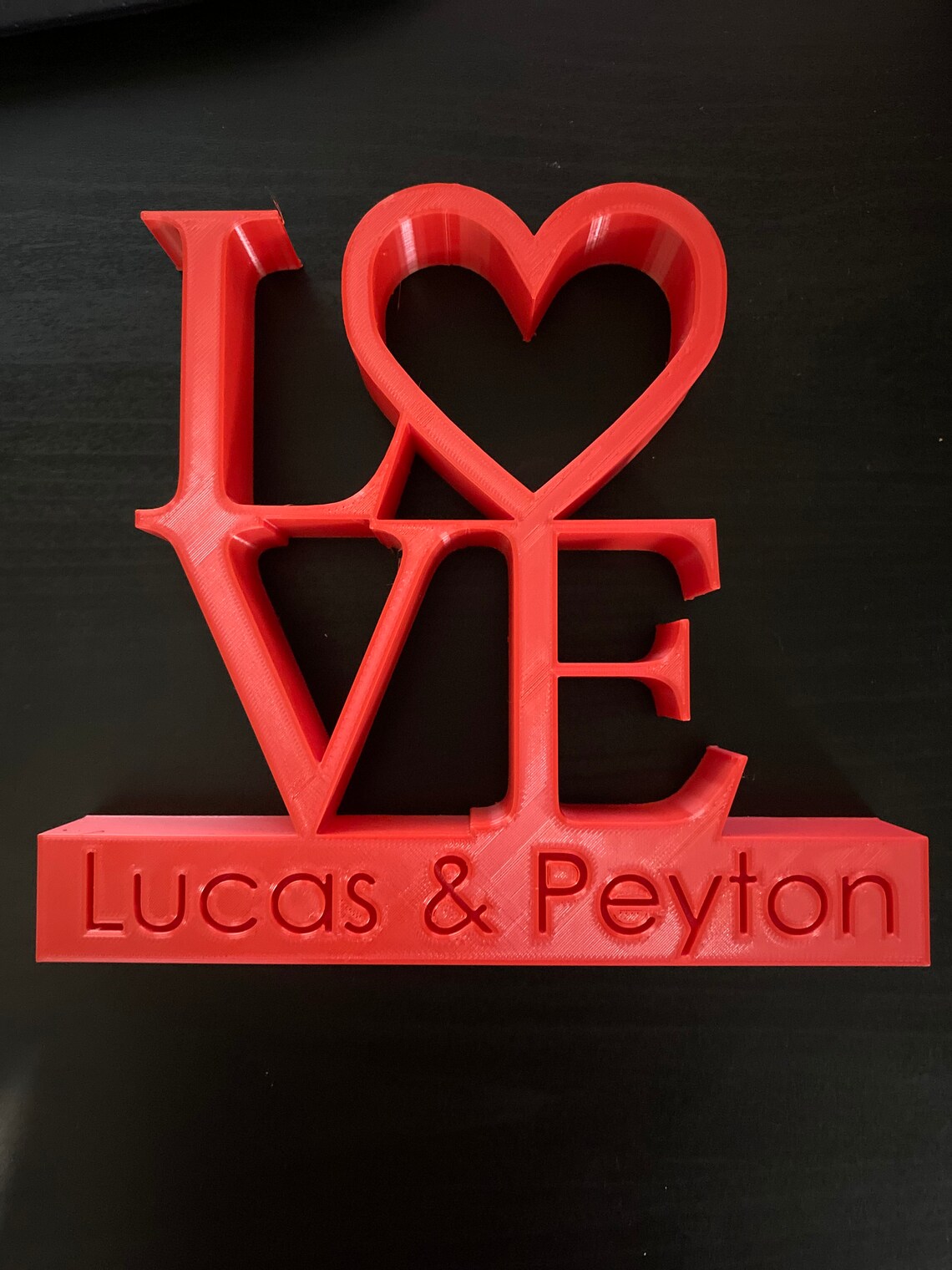 Custom Love Sign Decoration Special Couples Valentines Day Etsy