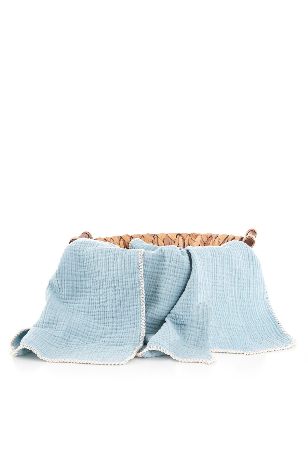 Personalized Blu Baby Blanket Muslin Soft Boys Swaddle Baby Etsy