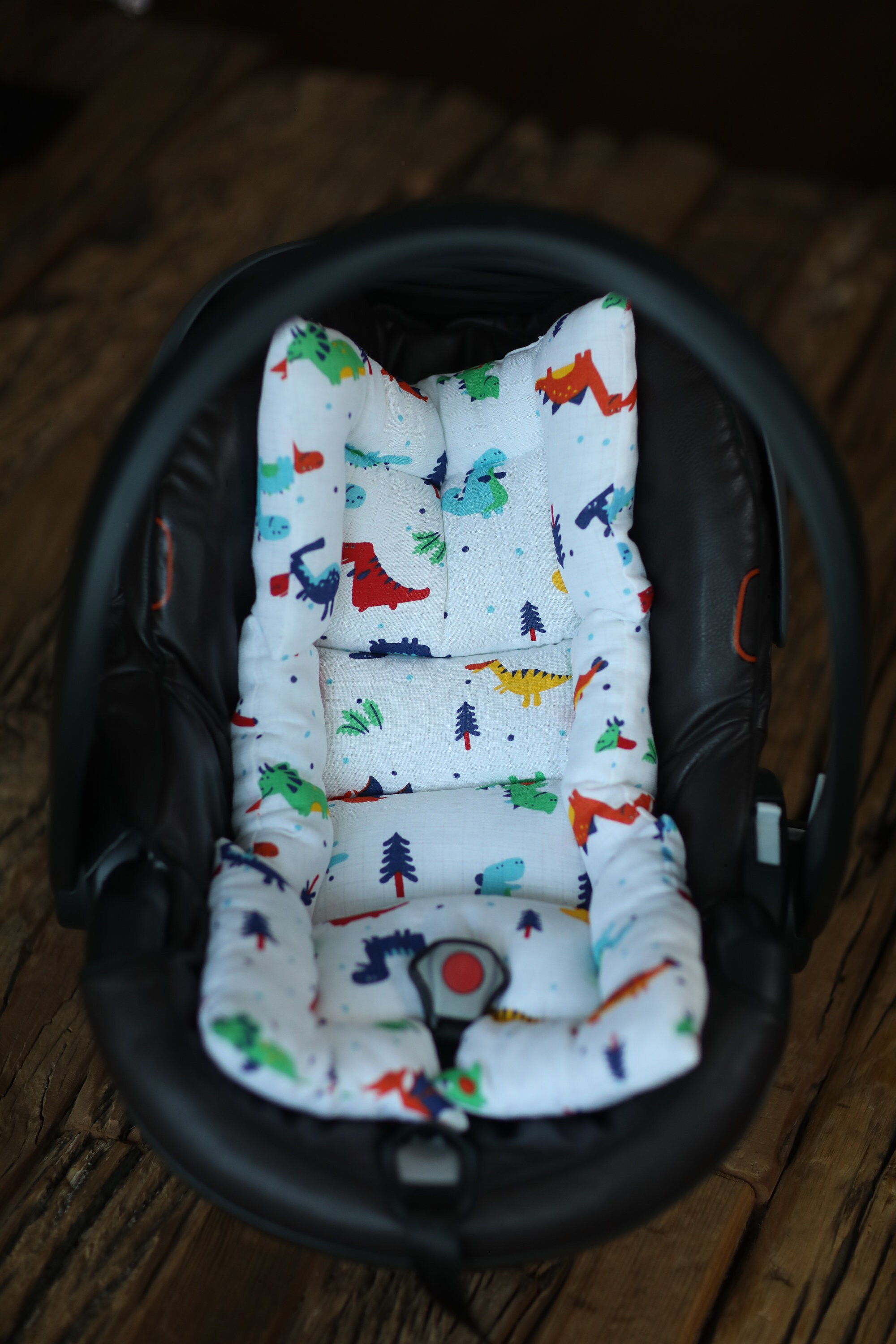 Baby Muslin Thick Stroller Cover, Stroller Cushion Set, Baby Car Seat