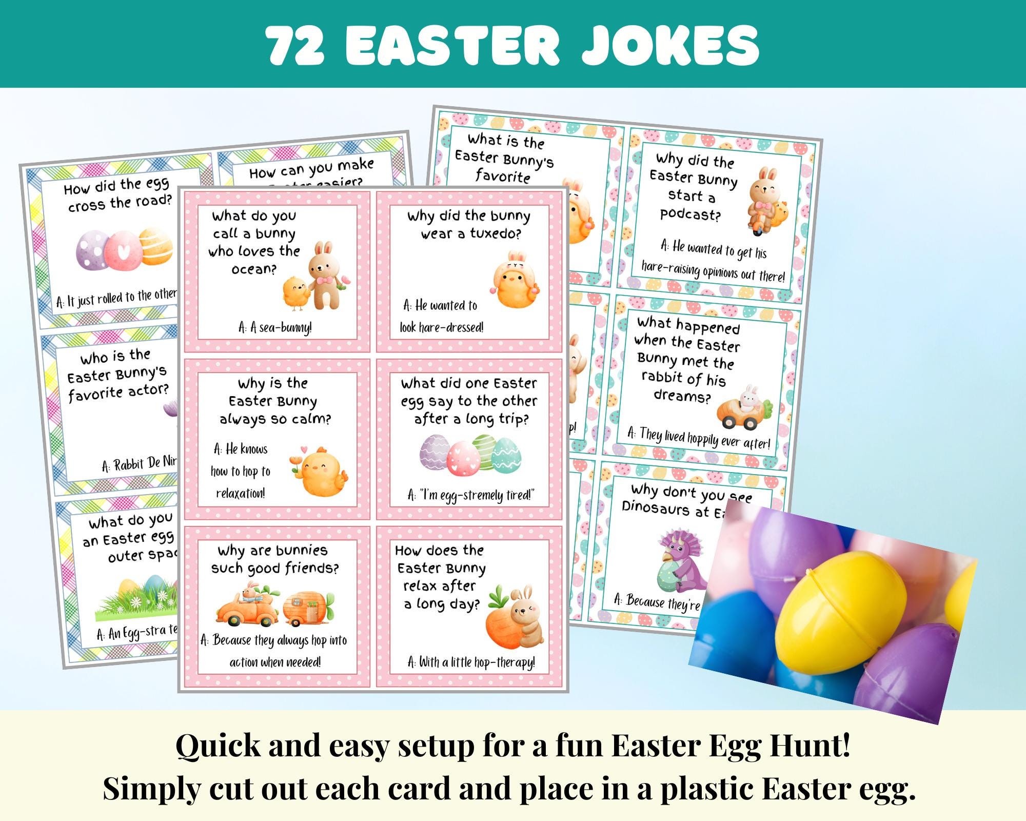 72 Easter Jokes That Are Perfect for Easter Egg Hunts, Easter Basket ...