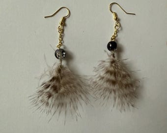 Fly Fishing Feather Earrings