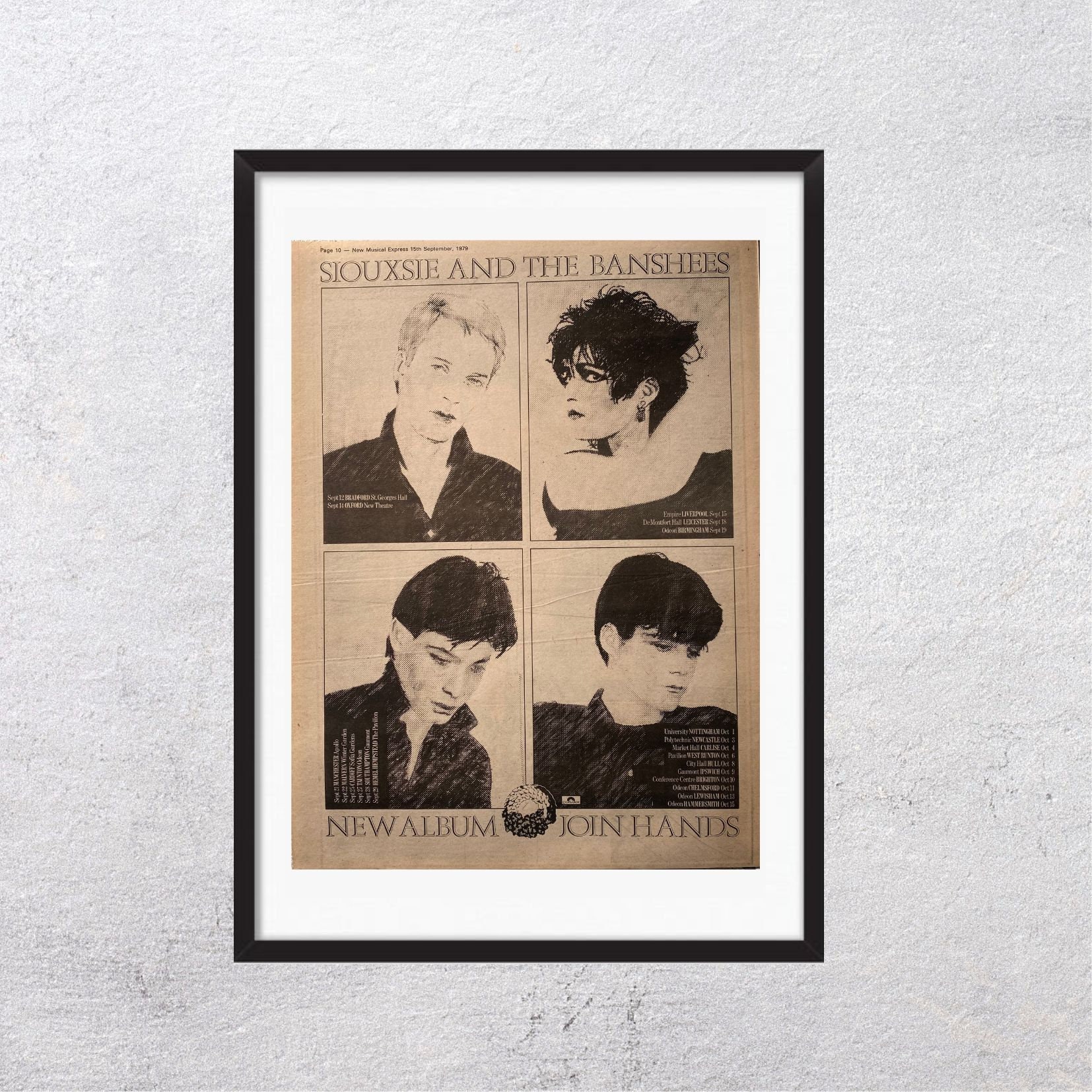 Siouxsie and the Banshees JOIN HANDS 1979 - Original, Authentic