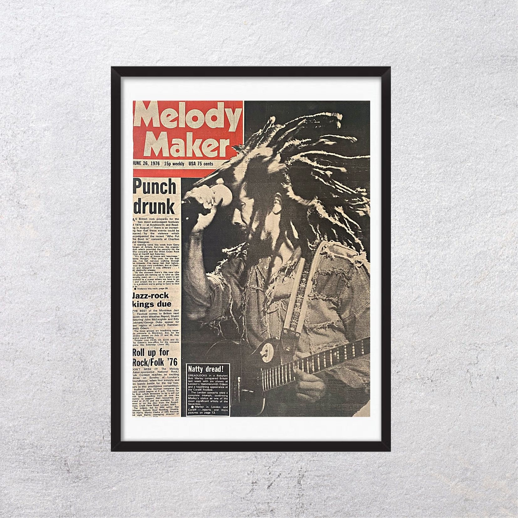 BOB MARLEY 1976 Original, Authentic, Promo Poster, Page Vintage, 70s, Rock, Music J2 - Etsy BOB MARLEY 1976 Original, Authentic, Promo Poster, Page Vintage, 70s, Rock, Music J2 - Etsy