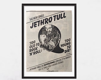 JETHRO TULL 1976 - Too Old to Rock 'N' Roll: Too Young to Die