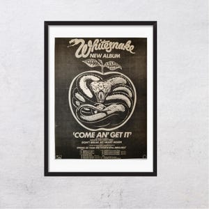 Whitesnake Poster - Etsy