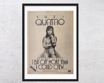 SUZI QUATRO I Bit off More Than I Could Chew 1975 Original