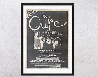 The Cure Poster | Kiss Me, Kiss Me, Kiss Me Poster | Rock Music
