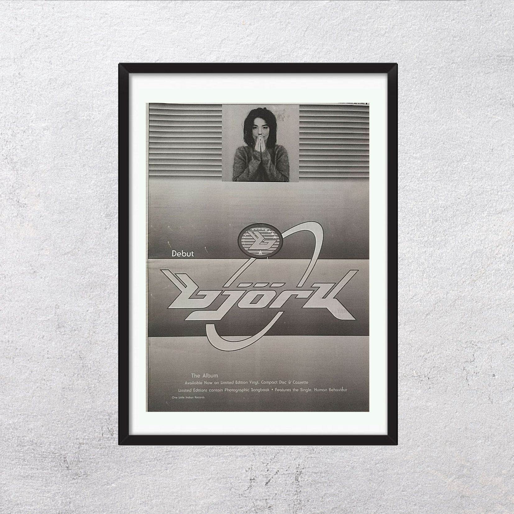 Bjork Debut Poster - Etsy