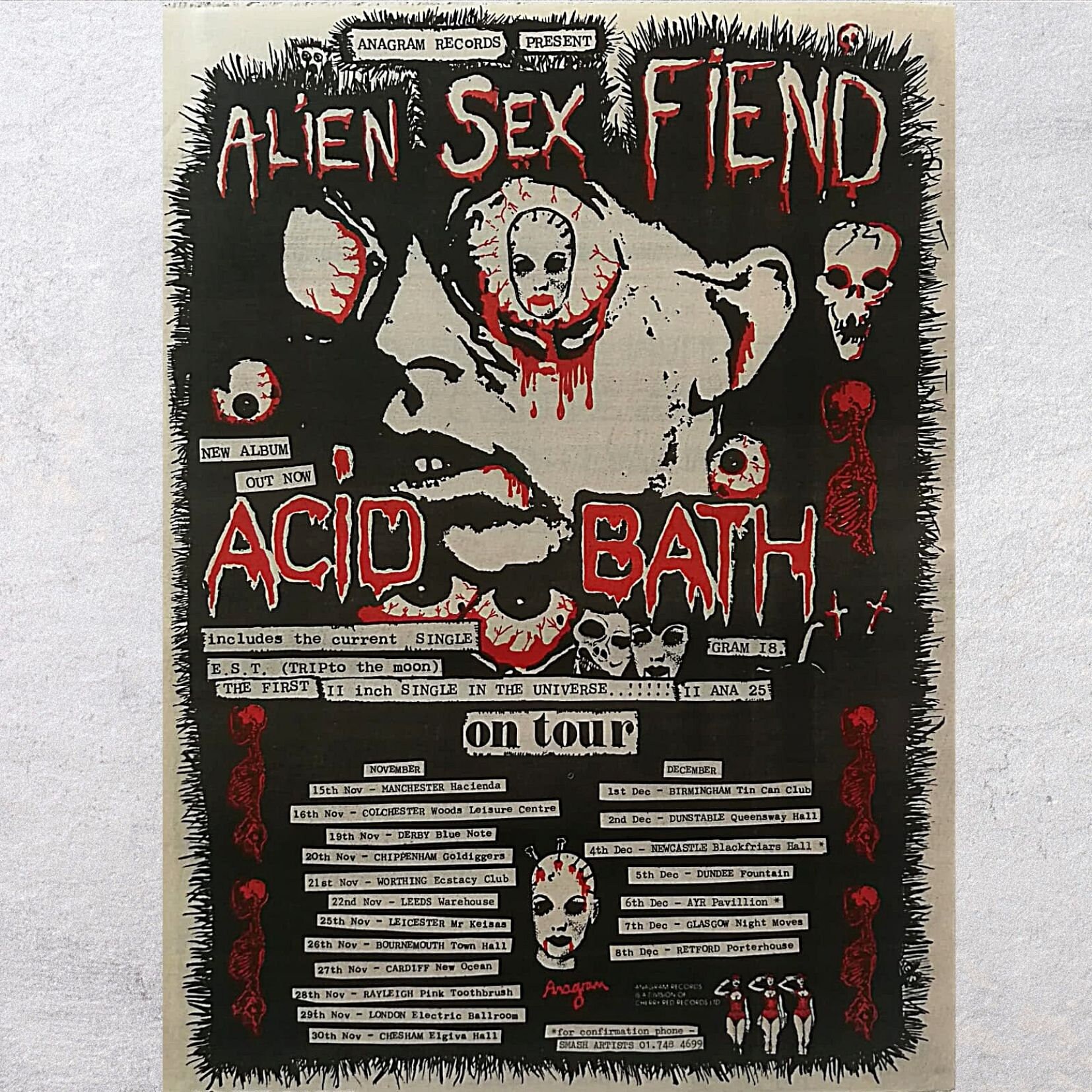 Alien Sex Fiend Acid Bath レコード ポジティブ・パンク Alien Sex Fiend – Acid Bath – Vinyl (LP, Album, Test