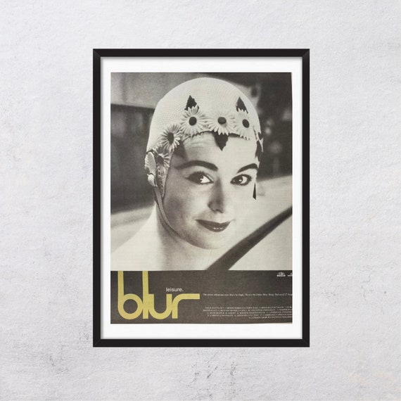 BLUR 1991 - Leisure Release Adv Page - Authentic, Vintage, Poster