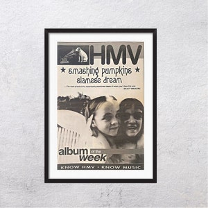 SMASHING PUMPKINS Siamese Dream 1993 adv page - original, poster, publicidad, página, revista, vintage, 1990s - J4
