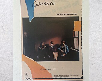 GENESIS 1981 - ABACAB - Original, Authentic, Promo Adv Magazine