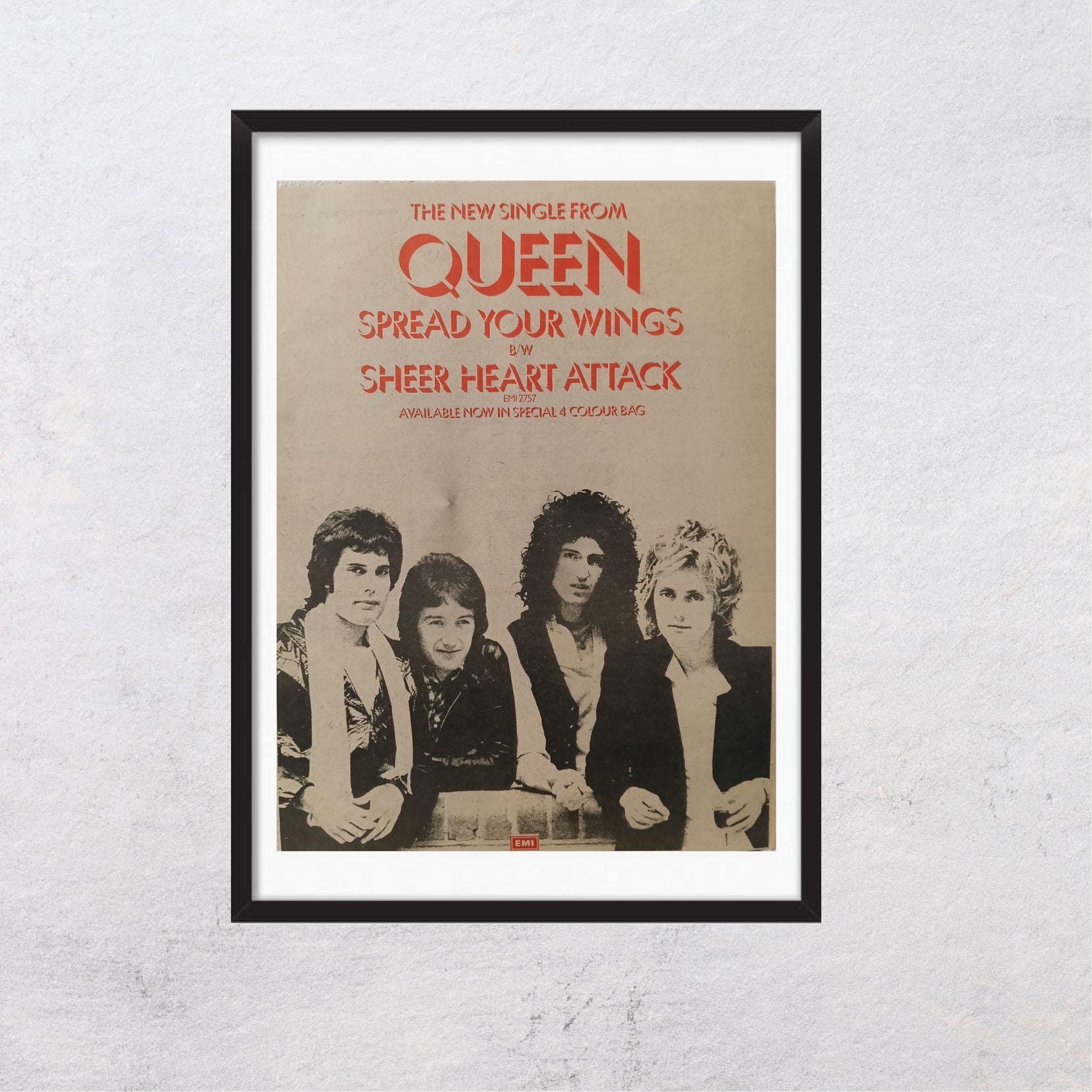 Vintage Queen Concert Posters - Etsy