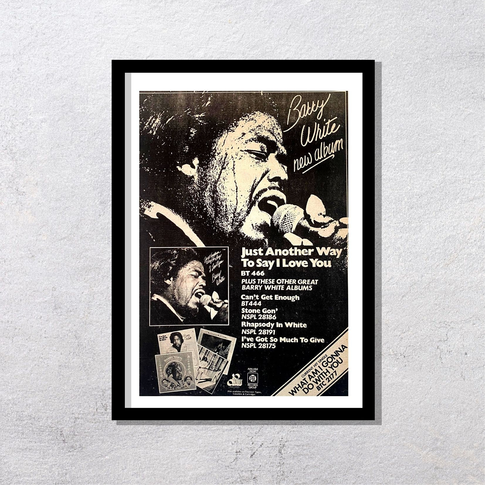 BARRY WHITE 1975 - Just Another Way to Say I Love You - Original