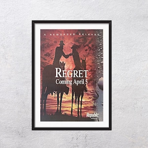 NUEVO ORDEN REGRET 1993 adv page - original, poster, publicidad, pagina, revista, vintage, 1990s - J4