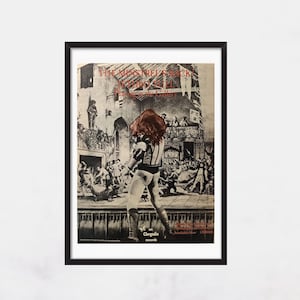 JETHRO TULL Minstrel in the Gallery 1975 - Original, auténtico, cartel promocional, página vintage, años 70, rock, música - J1