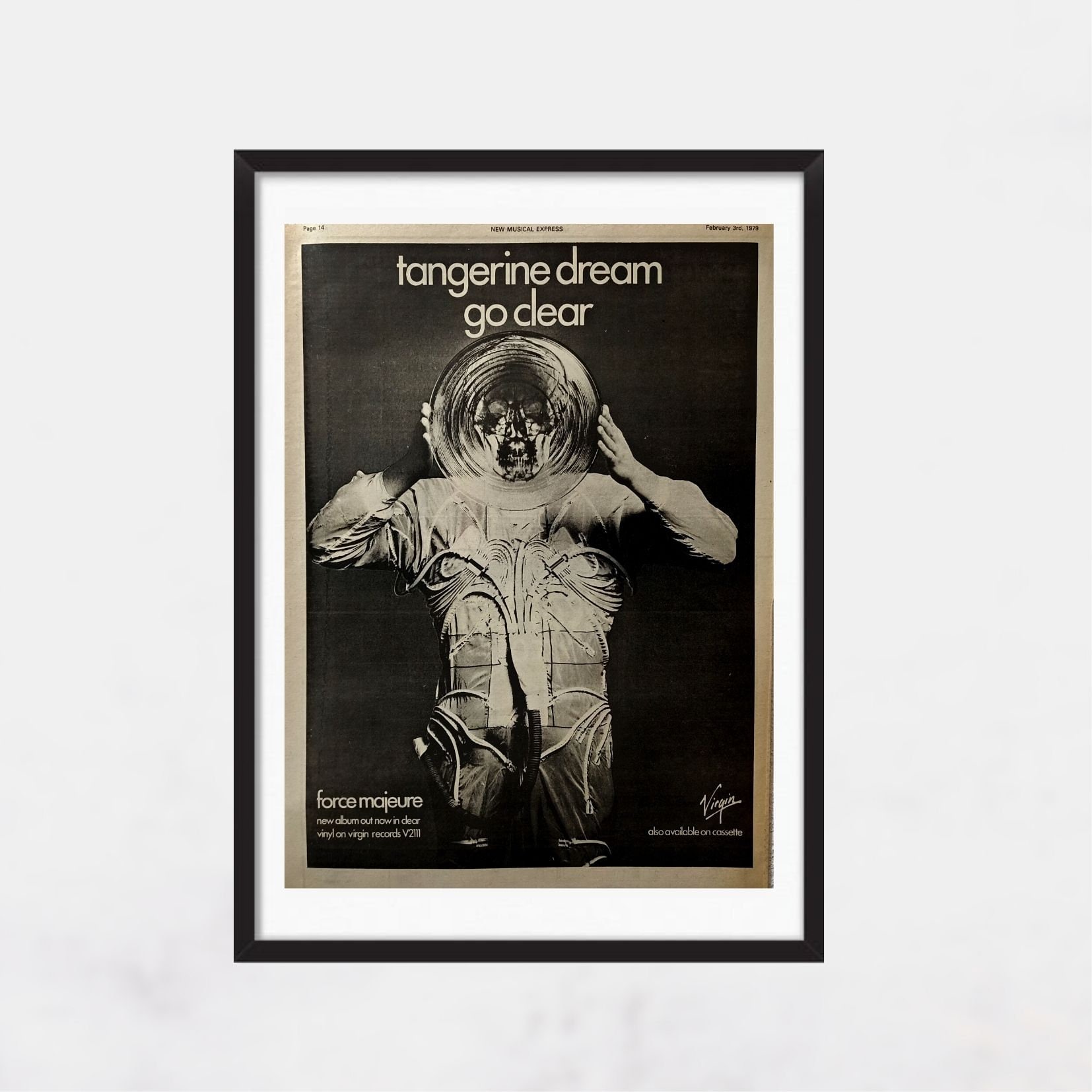 TANGERINE DREAM Force Majeure 1979 - Original, Authentic, Promo TANGERINE DREAM Force Majeure 1979 - Original, Authentic, Promo