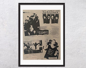ザ・クランプス オリジナル ビンテージ ポスター 1980 年代 ロック