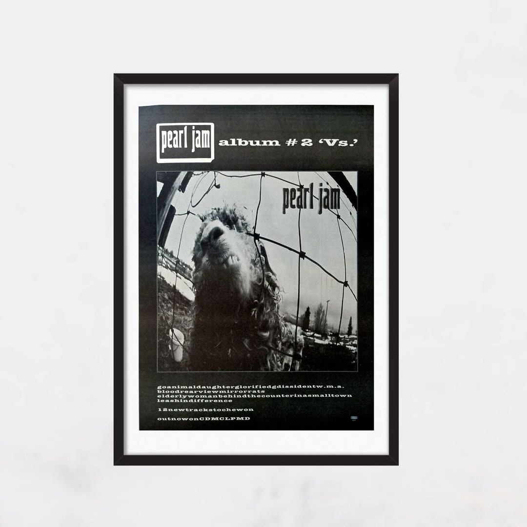 PEARL JAM Vs 1993 - Adv Page - Authentic, Vintage, Poster, Adv