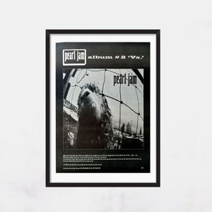 PEARL JAM Vs  1993 - adv page - Authentic, vintage, poster, adv page, music - J4