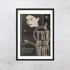 SIOUXIE and The BANSHEES 1983 - Dear Pridence Single release - authentic, rare, rock music poster, vintage, new wave, rock poster  - RAC8
