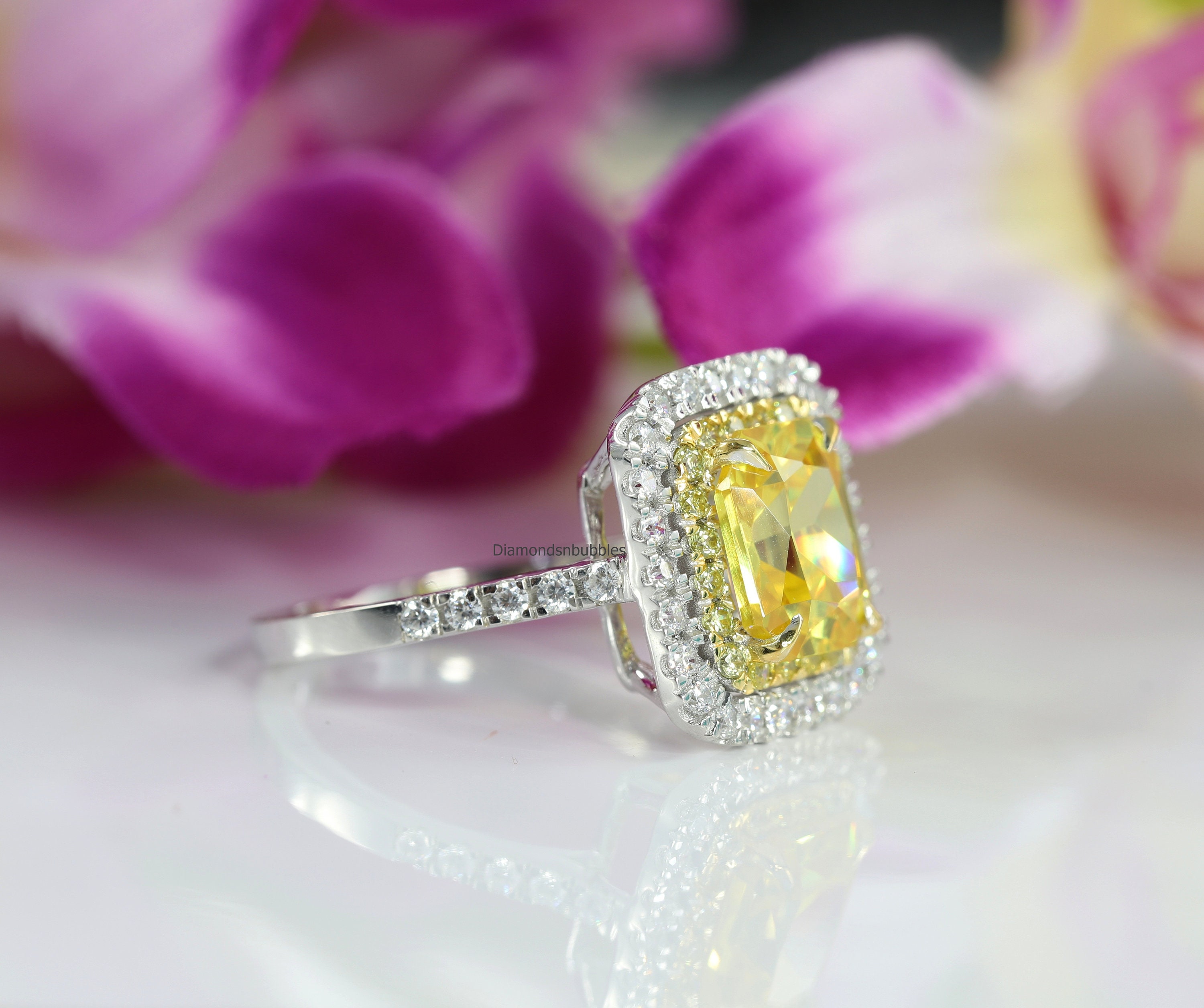 2.5 carat yellow diamond ring deals