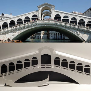 Puente de Rialto, Venecia, tarjeta regalo para San Valentín