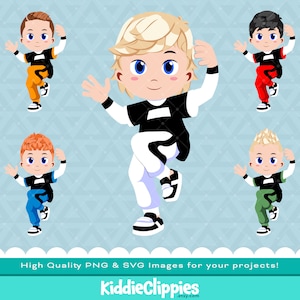 Hip Hop Boy Clipart PNG & SVG | scrapbook, illustratie, Jongen, Hip Hop Boy, danser, cool kid