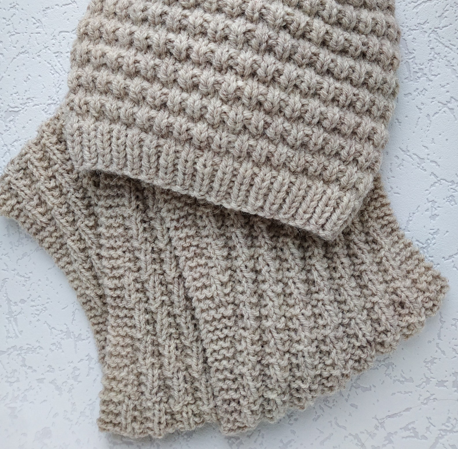 how to knit a snood scarf for beginners