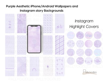 Purple Aesthetic Wallpaper Anime Etsy