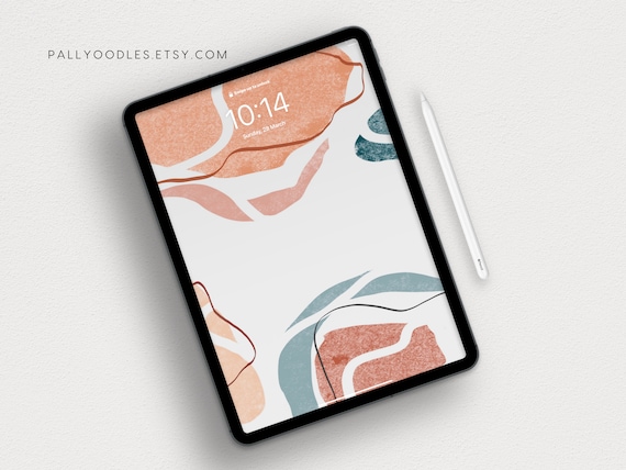 Fondo de pantalla de Earthy Boho abstract Aesthetic iPad - Etsy España